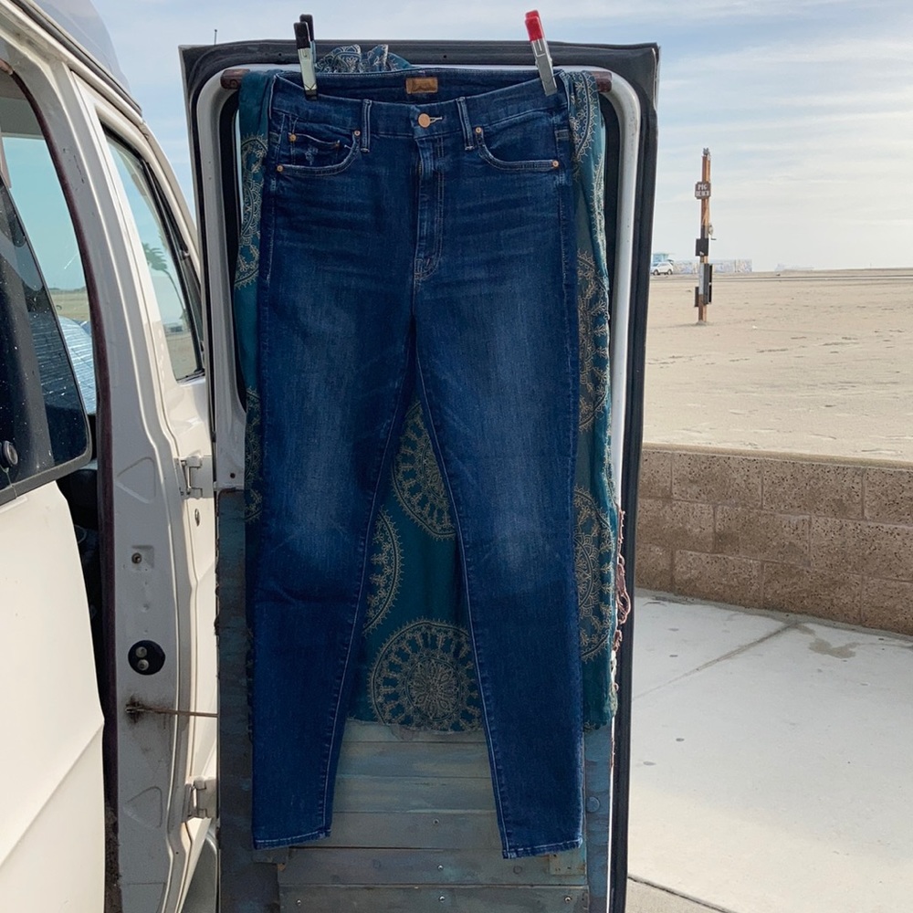 Mother Brand high waisted, the Looker size 30